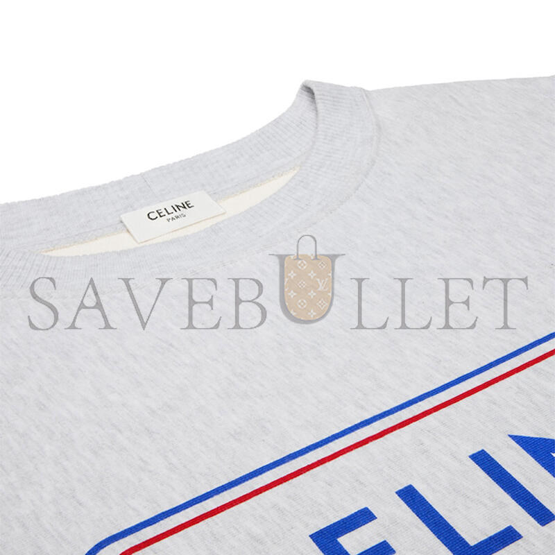 CELINE LOOSE SWEATSHIRT IN COTTON FLEECE RY0SE1233.GGY6